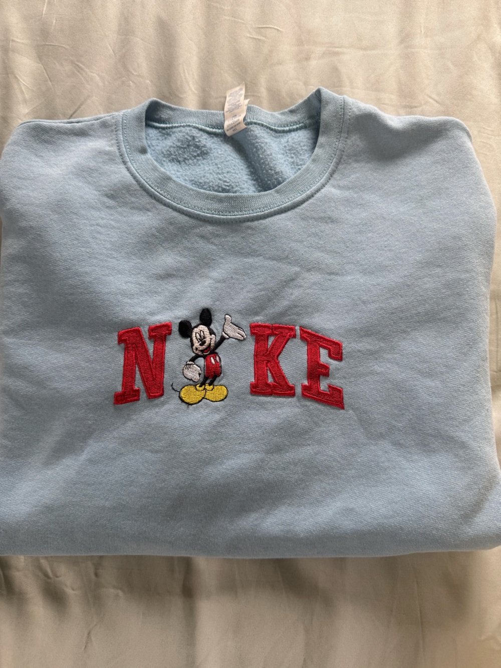 Custom Designed Crewneck Sweatshirt with Embroidery